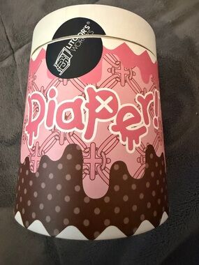 2021 Diaper! Pink Storage Canister and Baby Umasou and her Dragon inside.